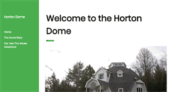 Desktop Screenshot of hortondome.com