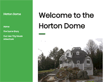 Tablet Screenshot of hortondome.com